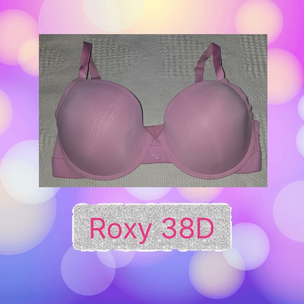 Roxy Pink Bra Sz 38D